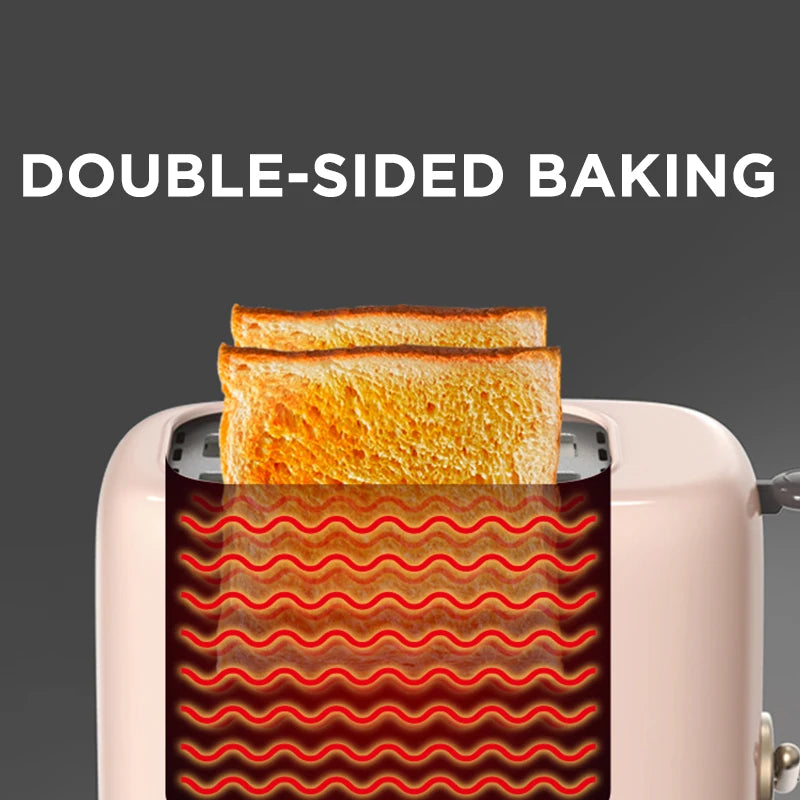 Electric Bread Toaster for Sandwiches and Waffles