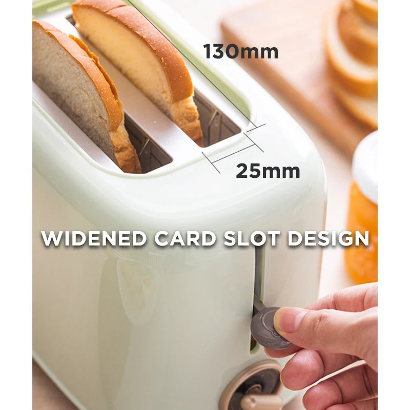 Electric Bread Toaster for Sandwiches and Waffles