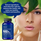 NAD+ Resveratrol Supplement Capsules