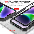 Heavy Duty iPhone Case with Kickstand