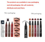 Four-Pronged Waterproof Eyebrow Pencil