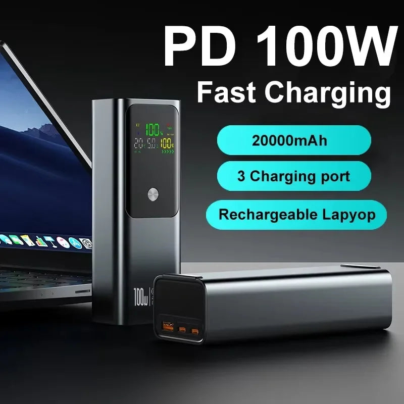 100W PD 20000mAh DIY Power Bank Case