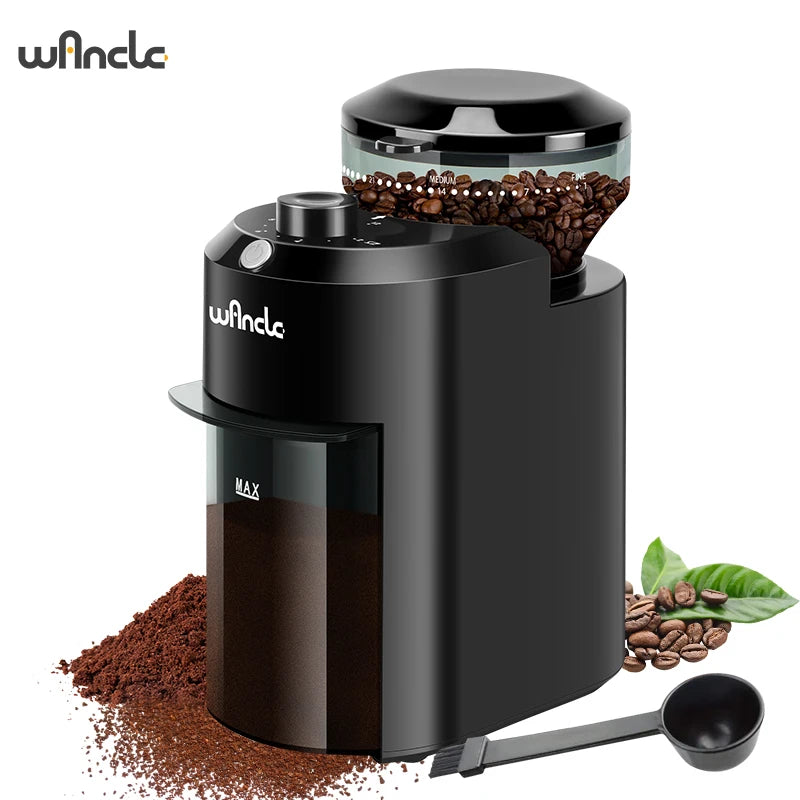 Wancle Compact Electric Burr Coffee Grinder