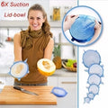 Silicone Stretch Food Covers – 6 Pack