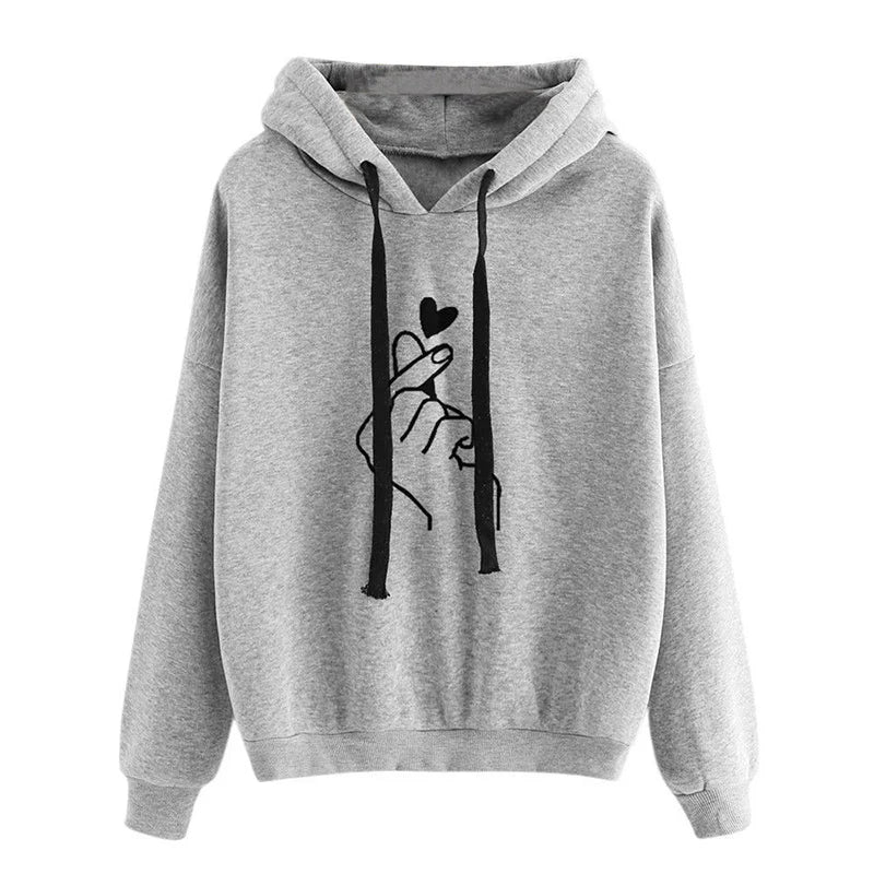 Korean Style Fleece Hoodie