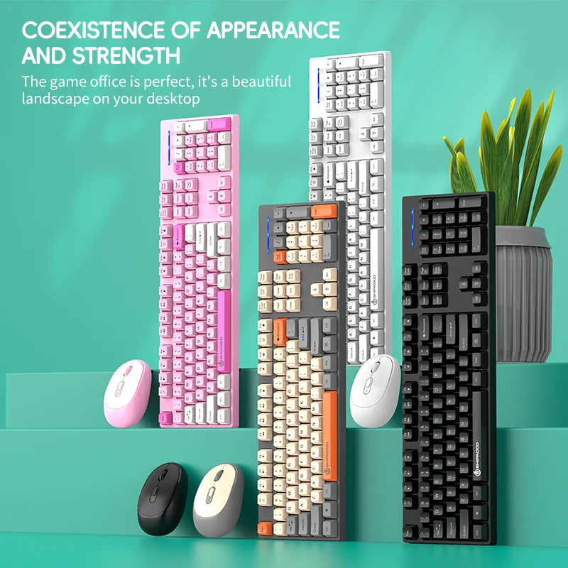 Wireless Keyboard and Mouse Combo
