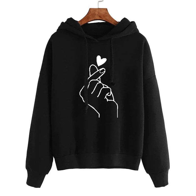 Korean Style Fleece Hoodie