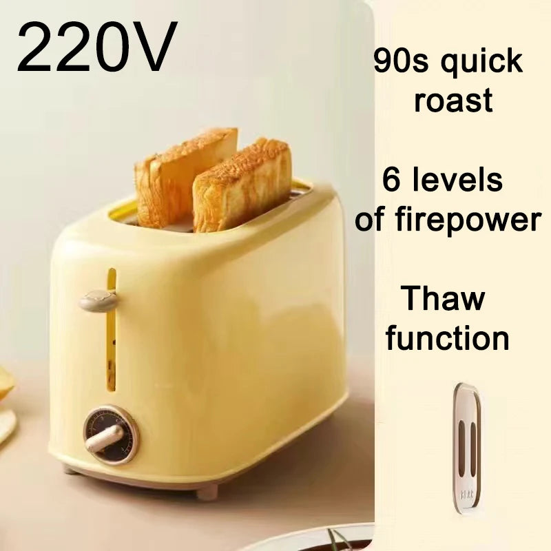 Electric Bread Toaster for Sandwiches and Waffles