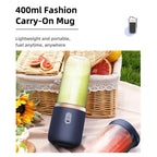 6-Blade Portable Electric Juicer Cup – USB Rechargeable Personal Blender