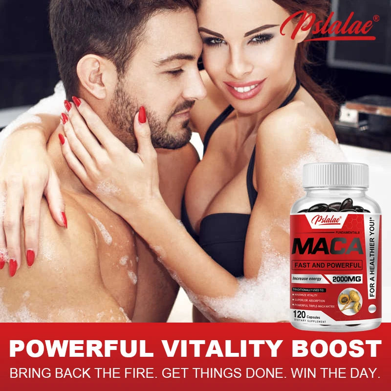 Maca Root Capsules – Black, Red & Yellow Maca Blend