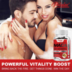 Maca Root Capsules – Black, Red & Yellow Maca Blend