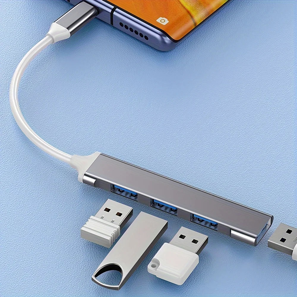 4-Port USB Type-C Hub OTG Adapter