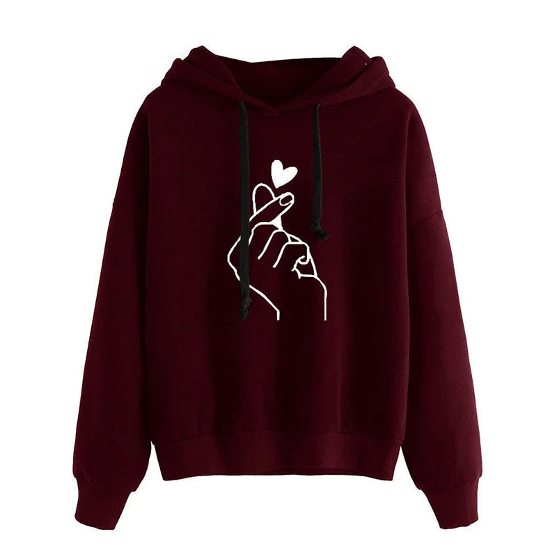 Korean Style Fleece Hoodie