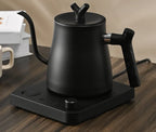 1000W Electric Gooseneck Kettle – 1L Stainless Steel Coffee & Tea Pot