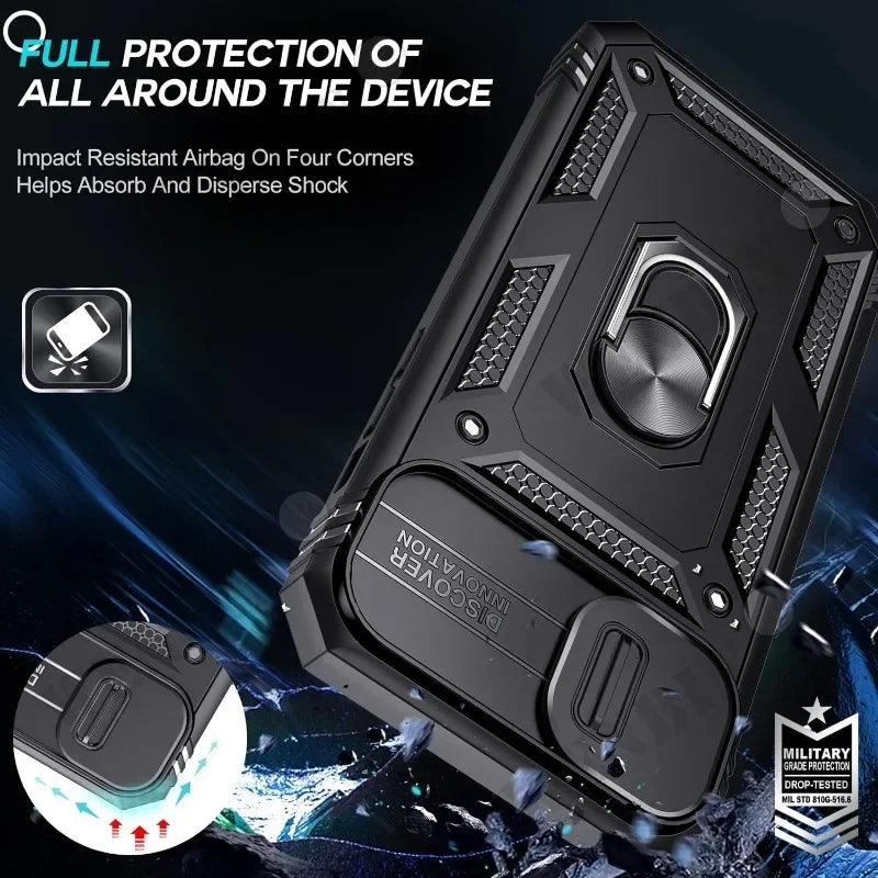 Heavy Duty iPhone Case with Kickstand