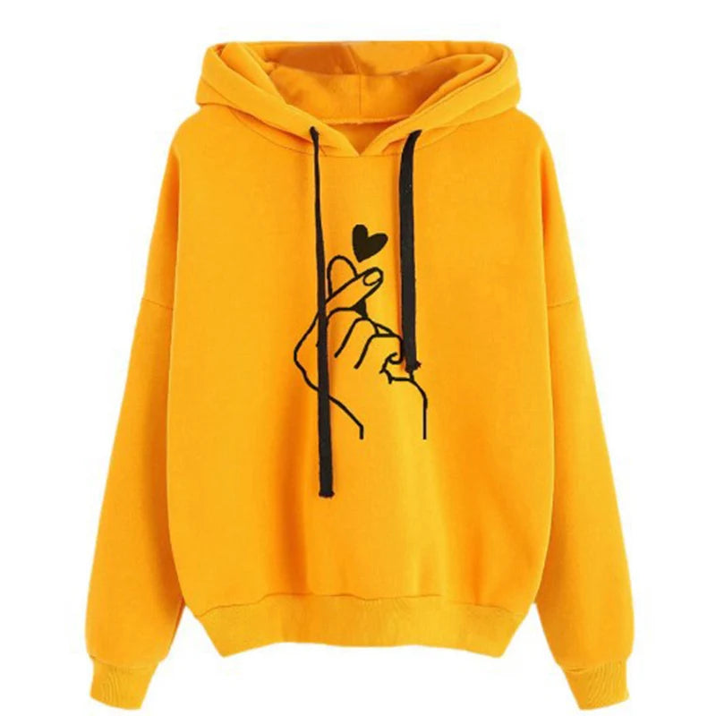 Korean Style Fleece Hoodie
