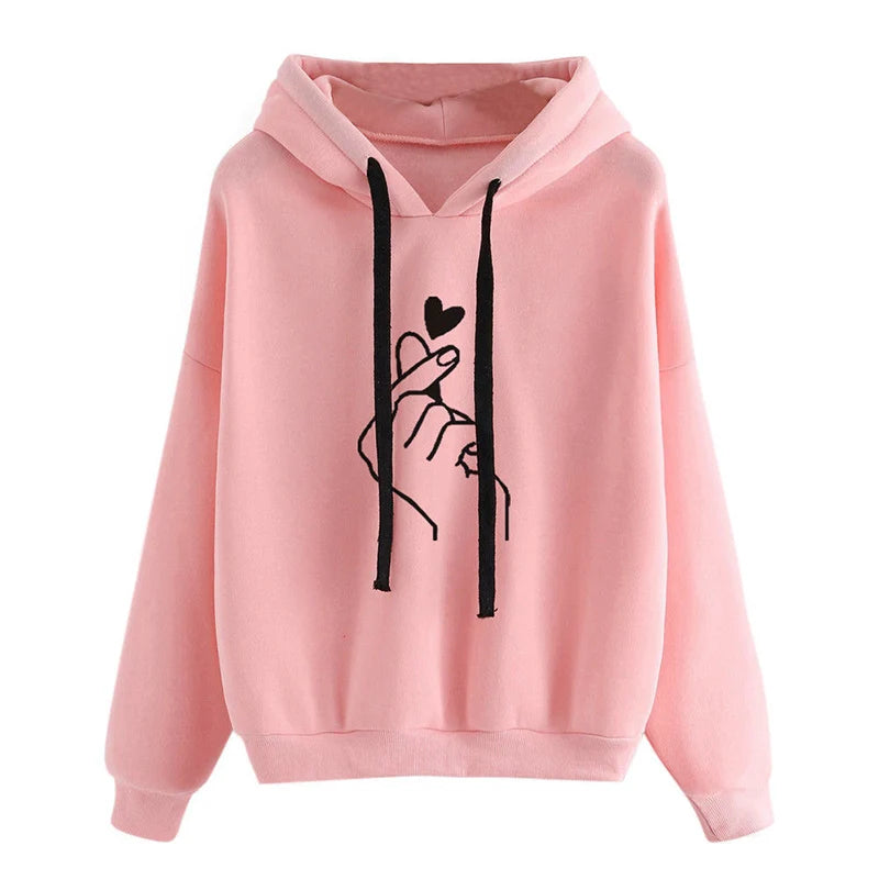 Korean Style Fleece Hoodie