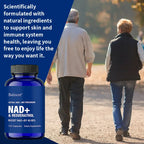 NAD+ Resveratrol Supplement Capsules