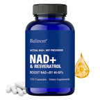 NAD+ Resveratrol Supplement Capsules
