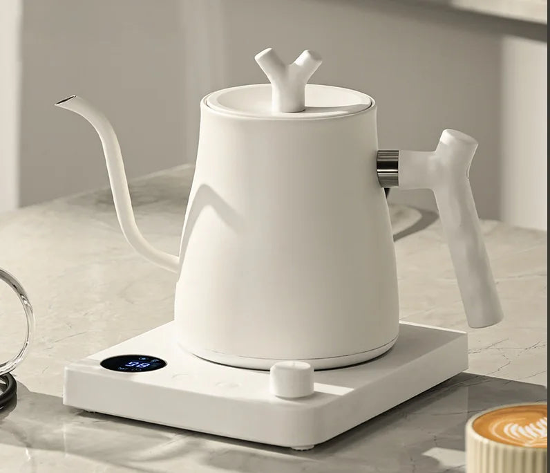 1000W Electric Gooseneck Kettle – 1L Stainless Steel Coffee & Tea Pot