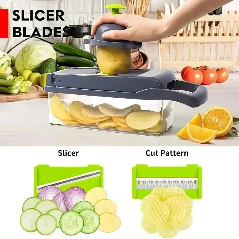 16pcs Vegetable Chopper & Slicer Set