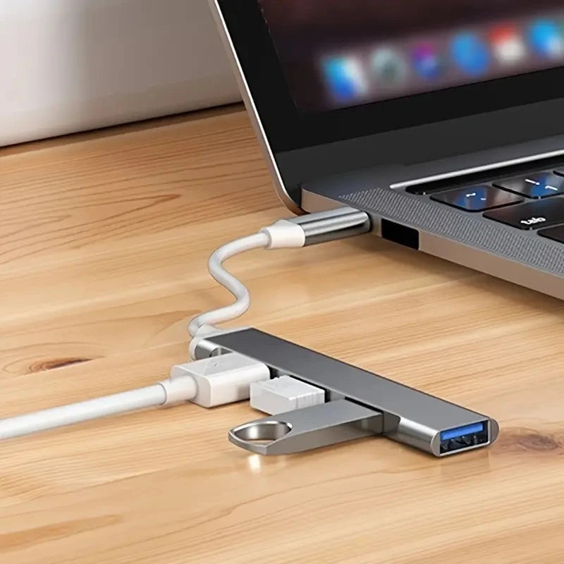 4-Port USB Type-C Hub OTG Adapter