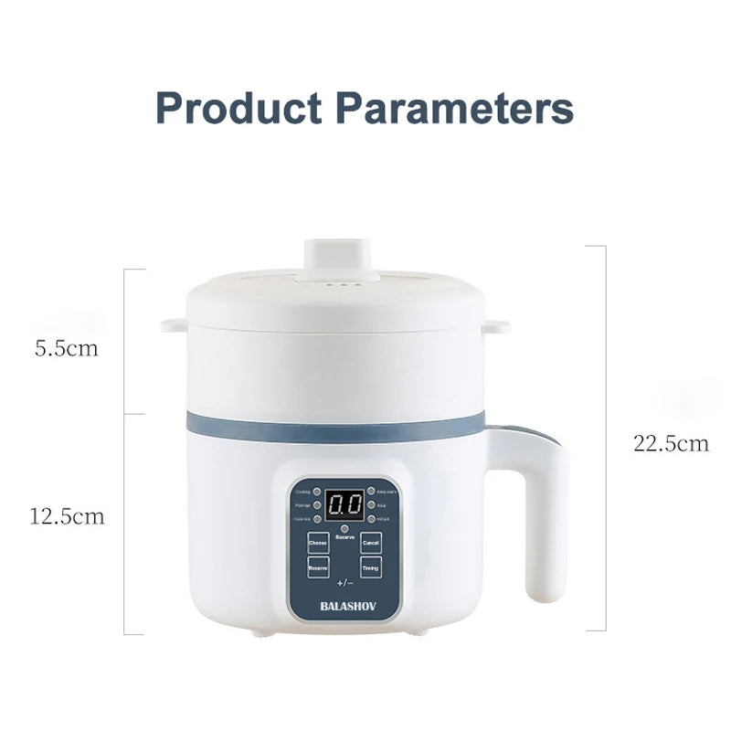 1.7L Electric Rice Cooker Multi Cooker