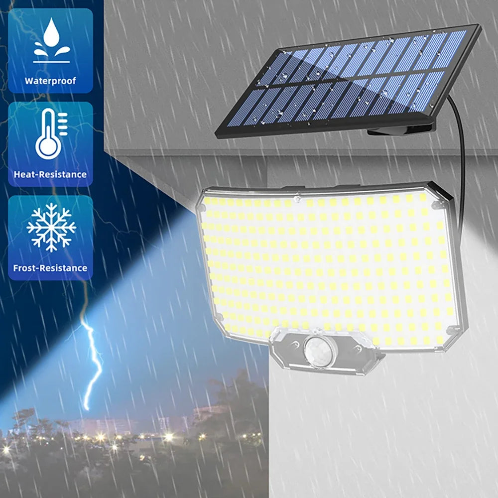 Solar Motion Sensor Flood Light