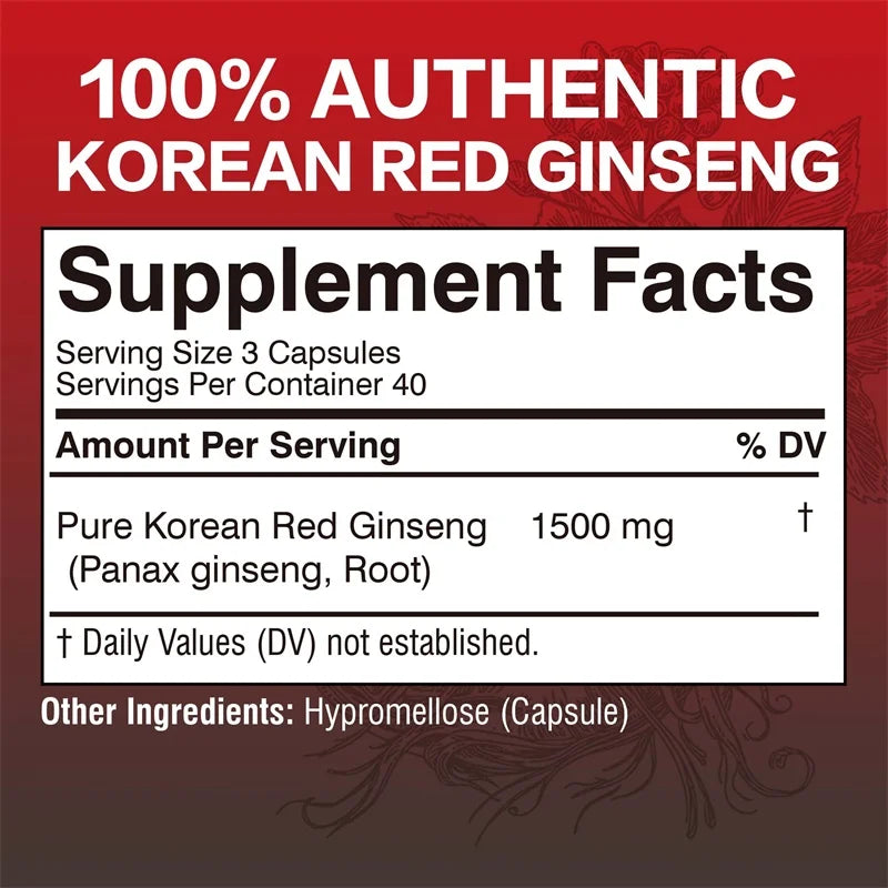 Korean Red Ginseng Capsules