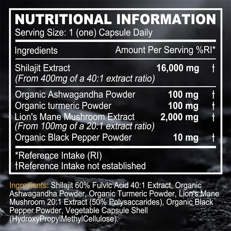 Himalaya Shilajit Energy Capsules